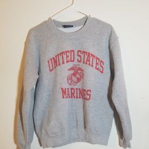 Gray Marines Sweatshirt 04